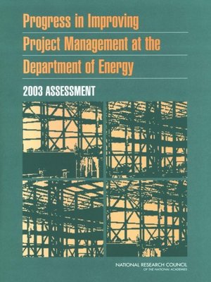 cover image of Progress in Improving Project Management at the Department of Energy